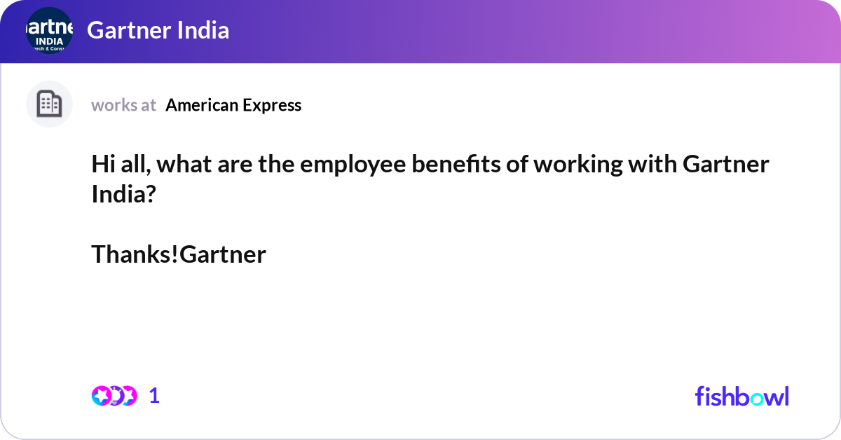 Hi all, what are the employee benefits of working Fishbowl